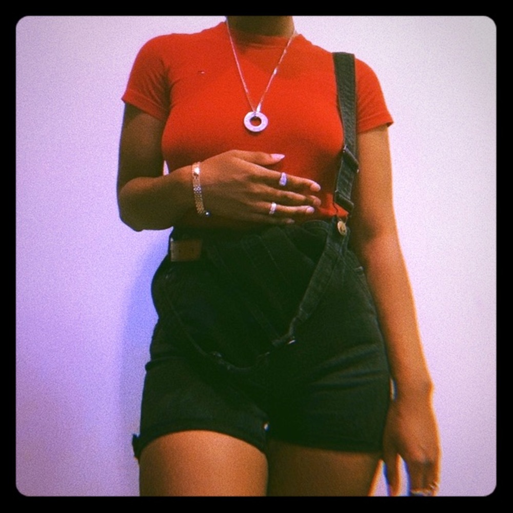 Overall Shorts